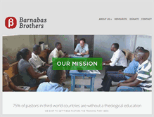 Tablet Screenshot of barnabasbrothers.com